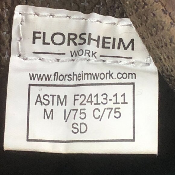 Florsheim Unisex Size 8M 10W Polaris Copper Brown Leather Supreme Canoe Oxfords main image 4